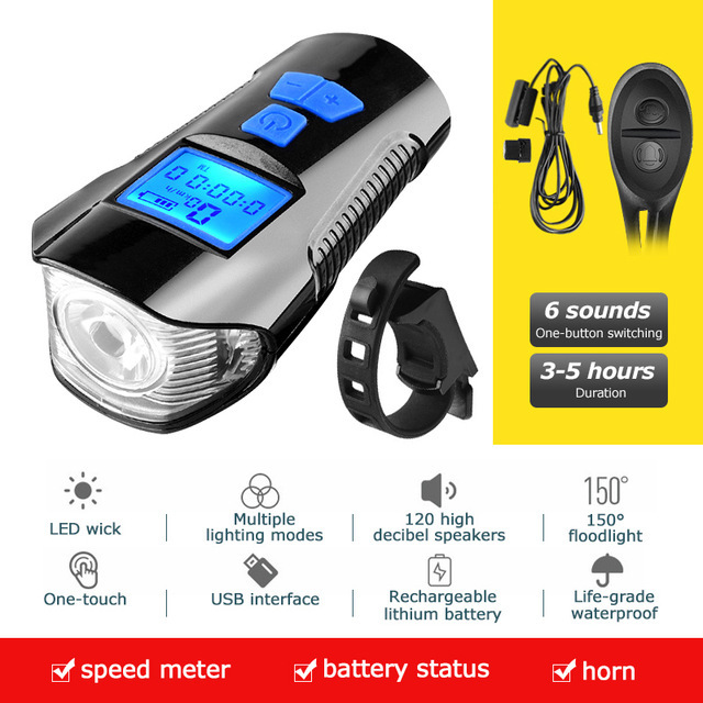 Waterproof Bicycle Light USB Charging 3 Waterproof Bicycle Light USB Charging - Image 3