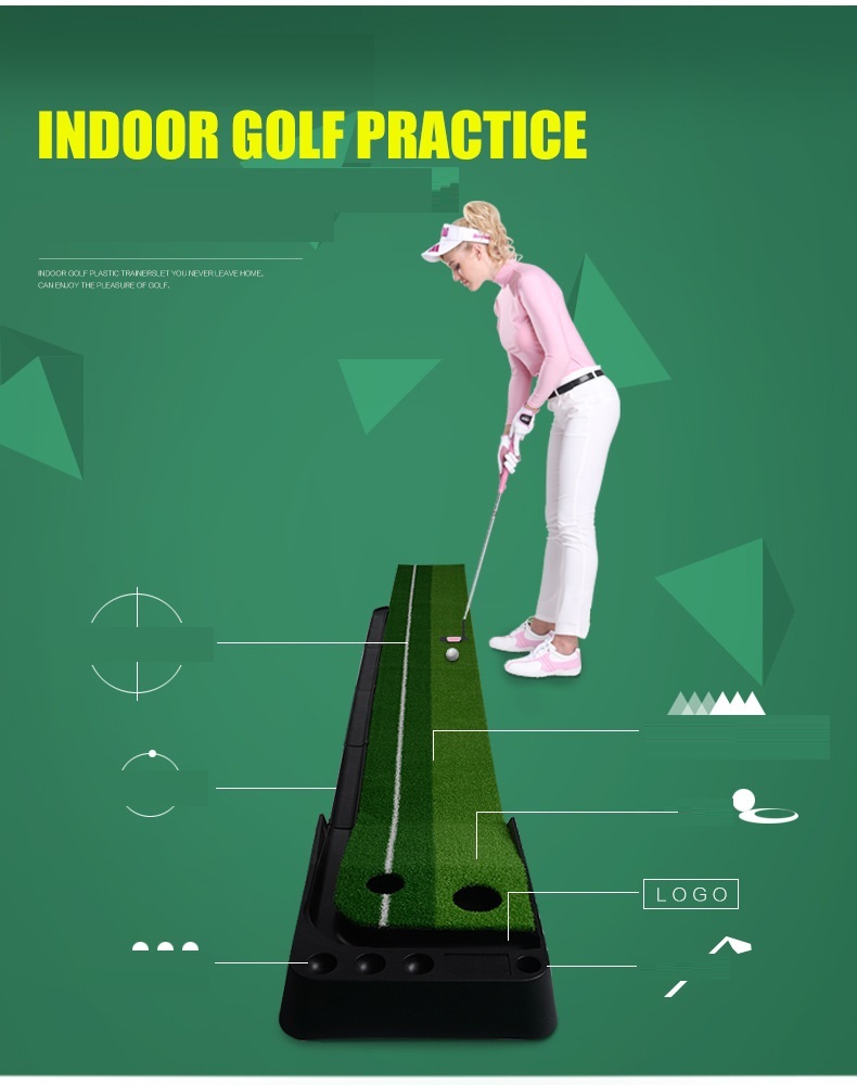 2.5M3M Golf Putting Mat Practice Set 4 2.5M3M Golf Putting Mat Practice Set - Image 4