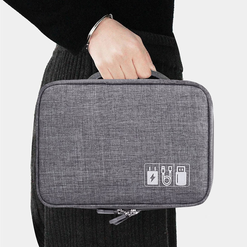 Electronics Organizer Multifunctional Waterproof Storage Bag 4 Electronics Organizer Multifunctional Waterproof Storage Bag - Image 4