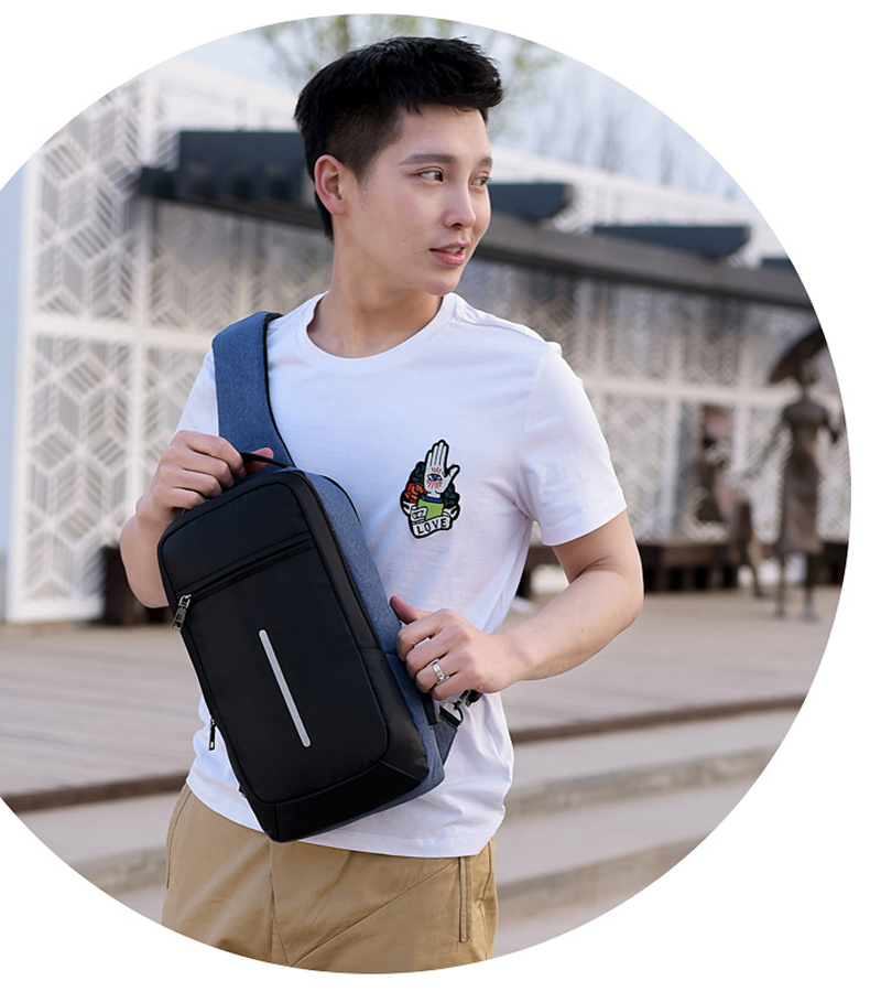 Anti-theft USB Charging Chest Bag 7 Anti-theft USB Charging Chest Bag - Image 7