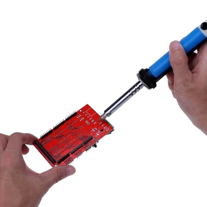 30W 220V EU Plug 2 in 1 Soldering Iron PCB Solder Sucker Pum 4 30W 220V EU Plug 2 in 1 Soldering Iron PCB Solder Sucker Pum - Image 4