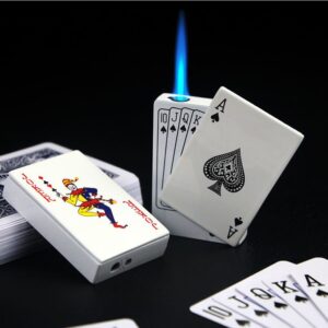 Poker Card Metal Windproof