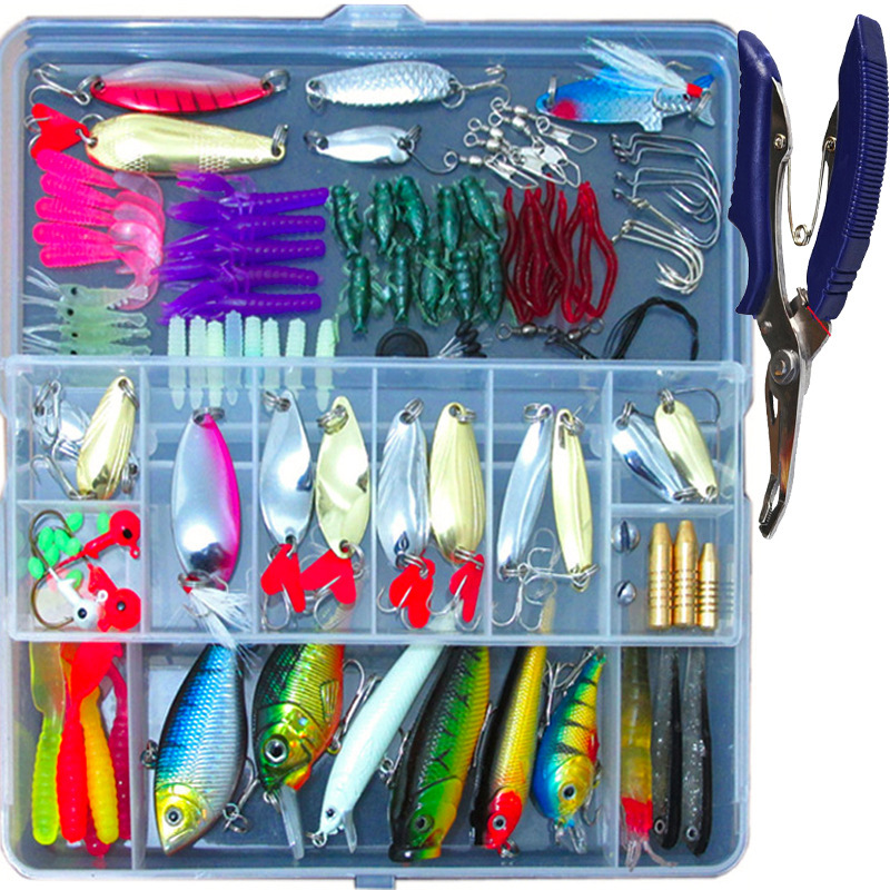 132 Pcs Fishing Lures Set Mixed Minnow Hooks Fish Lure Kit In Box Artificial Bait Fishing 1 132 Pcs Fishing Lures Set Mixed Minnow Hooks Fish Lure Kit In Box Artificial Bait Fishing