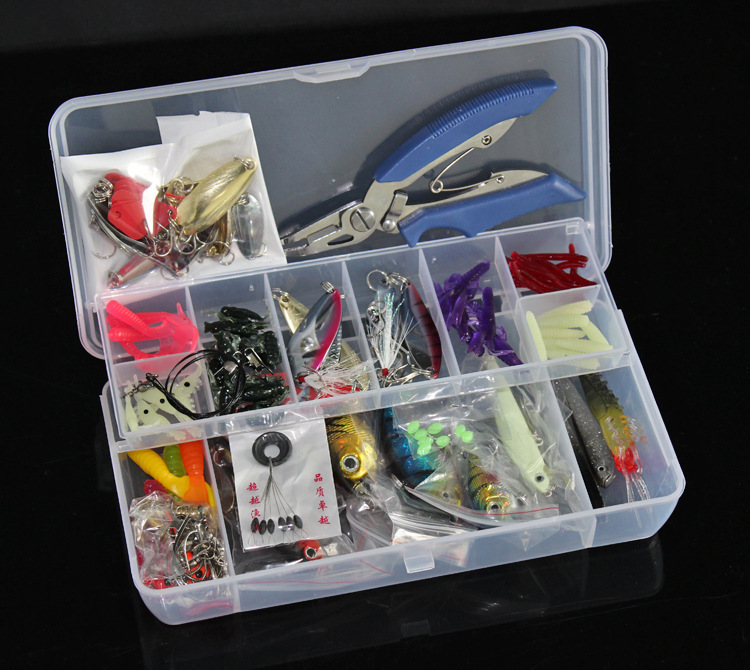 132 Pcs Fishing Lures Set Mixed Minnow Hooks Fish Lure Kit In Box Artificial Bait Fishing 2 132 Pcs Fishing Lures Set Mixed Minnow Hooks Fish Lure Kit In Box Artificial Bait Fishing - Image 2