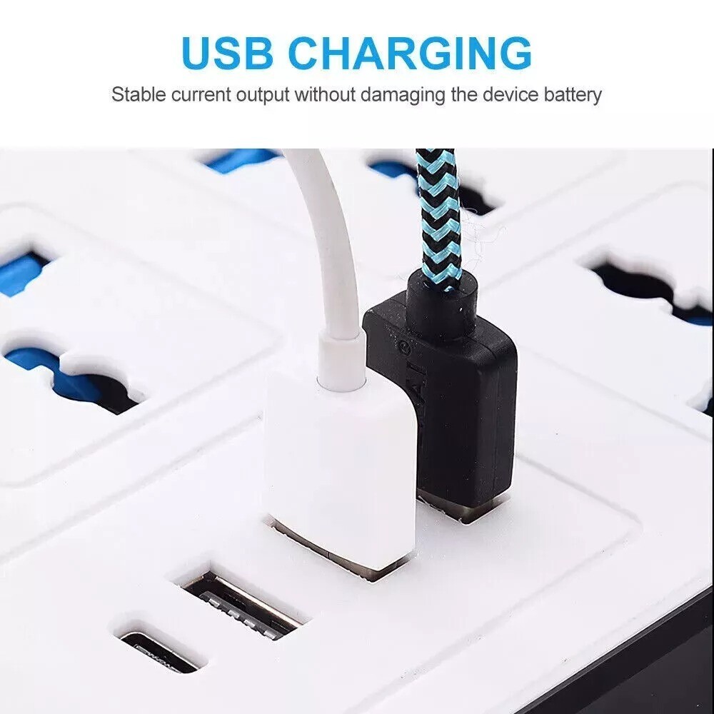 Extension Lead Cable Electric Mains Power 6 Gang 3 USB 1 Type-C Port Plug Socket 4 Extension Lead Cable Electric Mains Power 6 Gang 3 USB 1 Type-C Port Plug Socket - Image 4