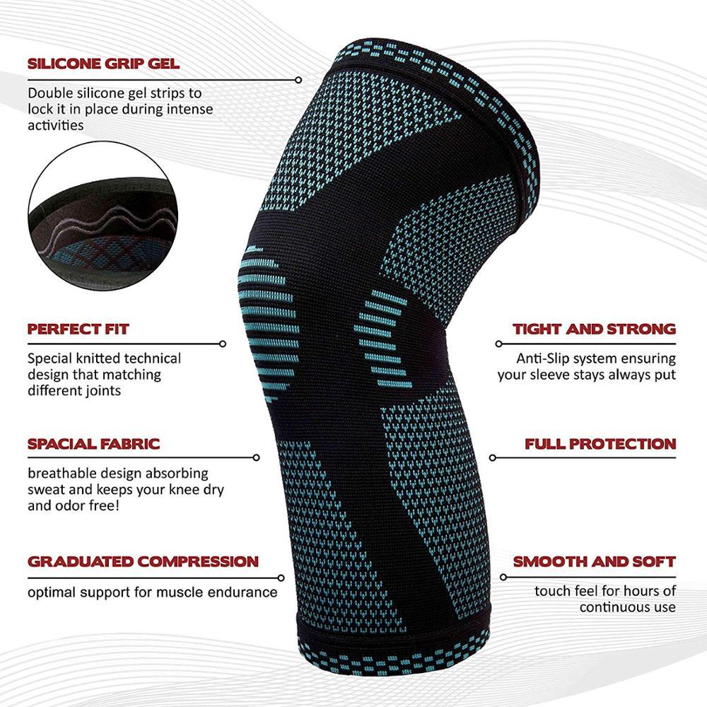 Sports Knee Pads Knitted 2 Sports Knee Pads Knitted - Image 2