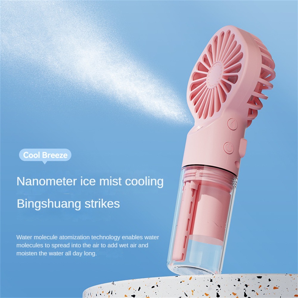 Strong Power Spray Humidification Small Mist Fan 10 Strong Power Spray Humidification Small Mist Fan - Image 10