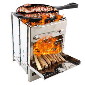 Adjustable Windproof Lightweight Camping Wood Stove