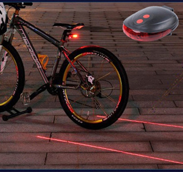 Bicycle Tail Light 5 LED 2 Laser 10 Bicycle Tail Light 5 LED 2 Laser - Image 10
