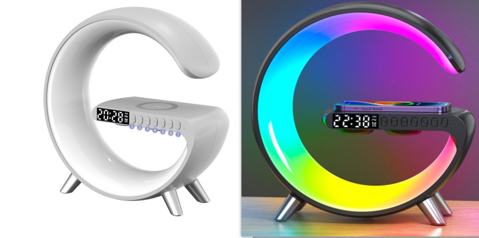 New Intelligent LED Lamp Bluetooth Speaker Wireless Charger 4 New Intelligent LED Lamp Bluetooth Speaker Wireless Charger - Image 4