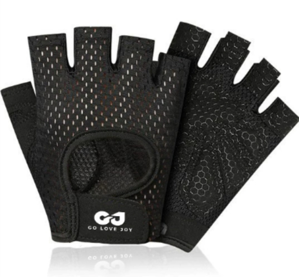 Cycling Butterfly Mesh Breathable Thin Fitness Half-finger Gloves 8 Cycling Butterfly Mesh Breathable Thin Fitness Half-finger Gloves - Image 8