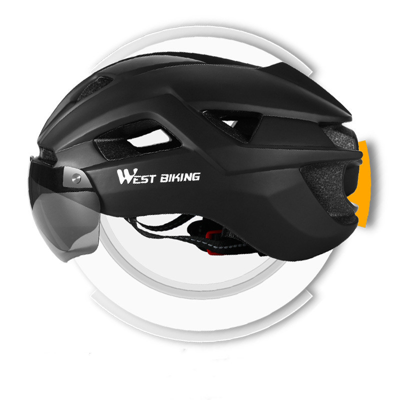 Cycling Helmet Integrated With Goggles Helmet Mountain Road Bike Helmet Equipment 4 Cycling Helmet Integrated With Goggles Helmet Mountain Road Bike Helmet Equipment - Image 4