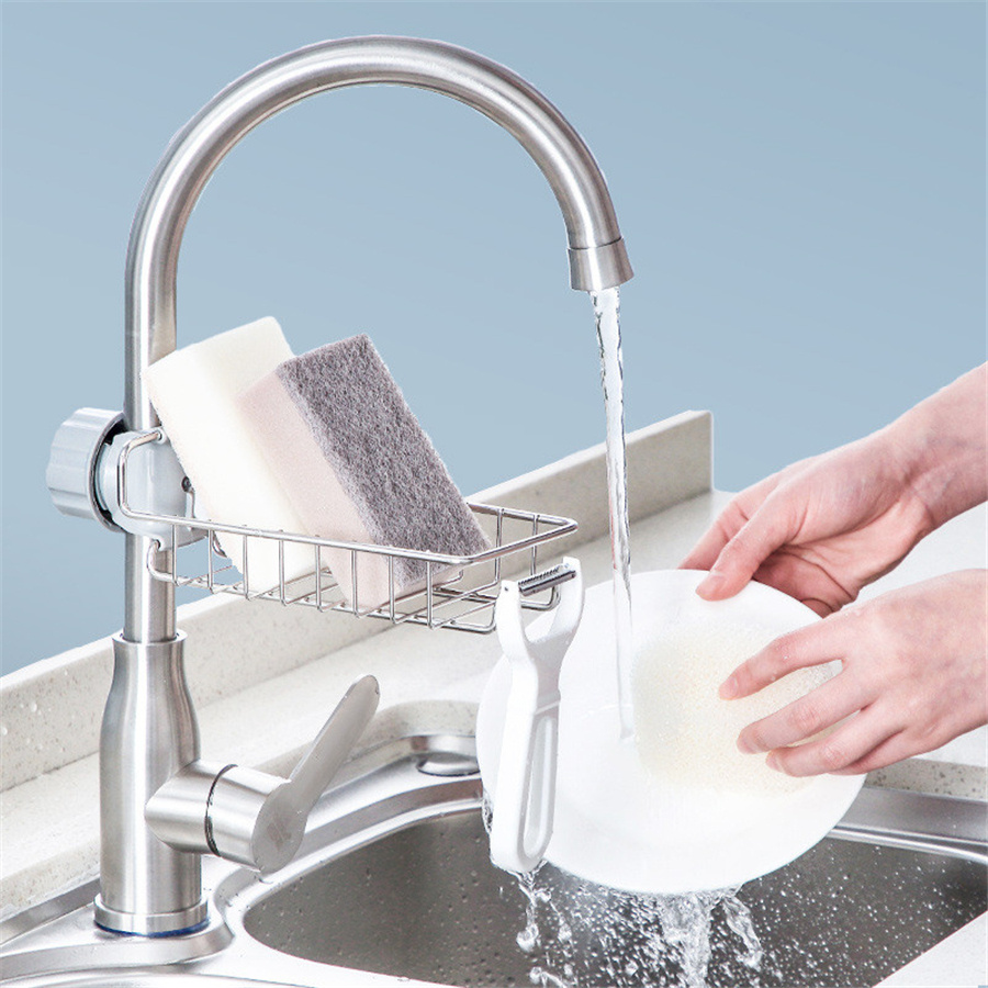 Adjustable Sink Drain Rack for Accessories 8 Adjustable Sink Drain Rack for Accessories - Image 8