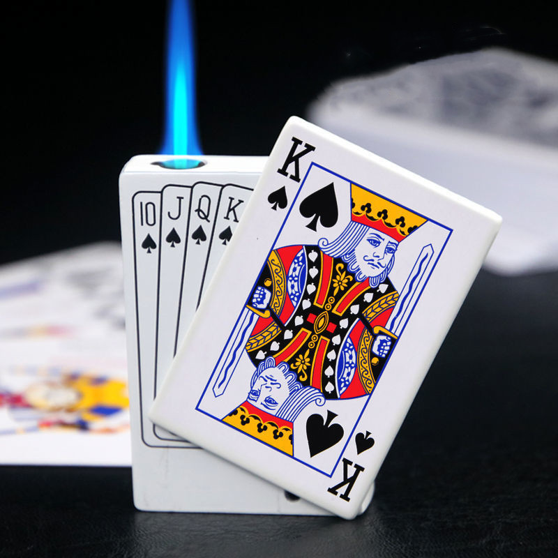 Poker Card Metal Windproof 4 Poker Card Metal Windproof - Image 4