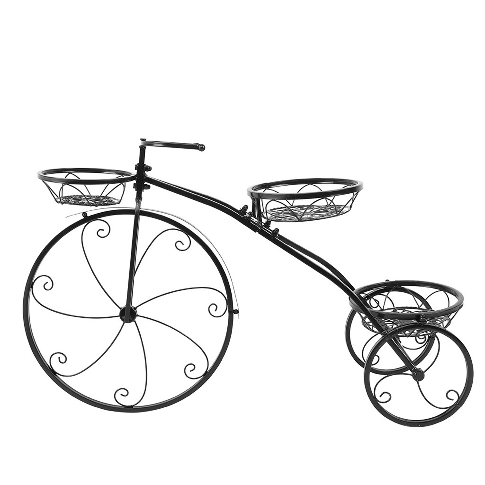 Tricycle Plant Stand Flower Pot Cart Holder Ideal For Home Garden And Patio 8 Tricycle Plant Stand Flower Pot Cart Holder Ideal For Home Garden And Patio - Image 8