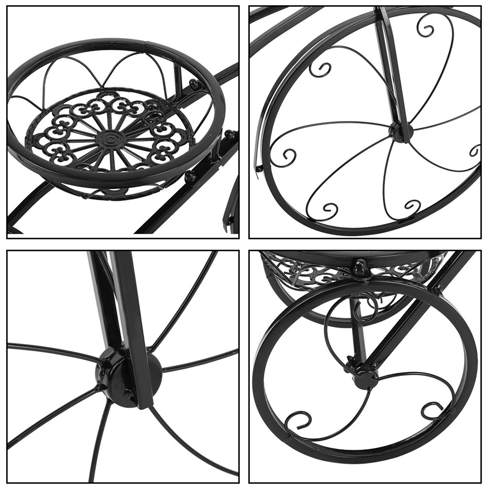 Tricycle Plant Stand Flower Pot Cart Holder Ideal For Home Garden And Patio 6 Tricycle Plant Stand Flower Pot Cart Holder Ideal For Home Garden And Patio - Image 6