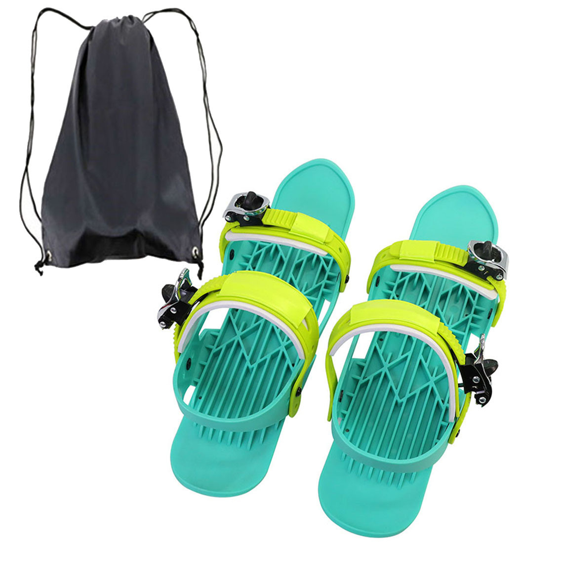 Mini Ski Skates Portable Short Ski board Adjustable Skates Shoes 4 Mini Ski Skates Portable Short Ski board Adjustable Skates Shoes - Image 4