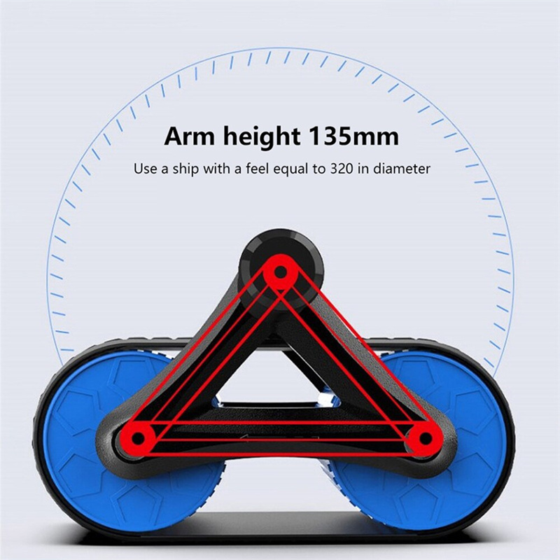 Double Wheel Abdominal Exerciser Abs Roller 5 Double Wheel Abdominal Exerciser Abs Roller - Image 5