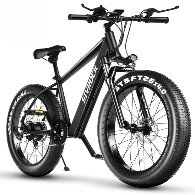 Professional Electric Bike, 26 X 4.0 Inches Fat Tire Electric Mountain Bicycle, 1000W Motor 48V 15Ah E-bike For Trail Riding, Excursion And Commute, UL And GCC Certified 4 Professional Electric Bike, 26 X 4.0 Inches Fat Tire Electric Mountain Bicycle, 1000W Motor 48V 15Ah E-bike For Trail Riding, Excursion And Commute, UL And GCC Certified - Image 4
