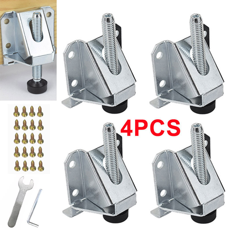 4x M10 Heavy Duty Levelling Height Adjustable Machine Furniture Feet W Lock Nut 1 4x M10 Heavy Duty Levelling Height Adjustable Machine Furniture Feet W Lock Nut