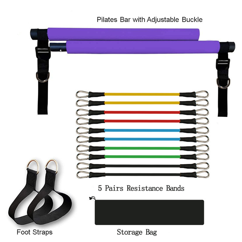 Portable Fitness Yoga Pilates Bar 2 Portable Fitness Yoga Pilates Bar - Image 2