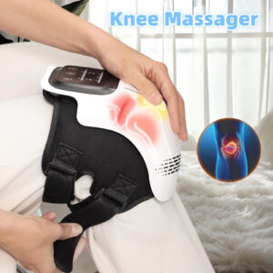 Electric Heating Knee Massager Rechargeable for Pain Relief with Infrared Laser Vibration