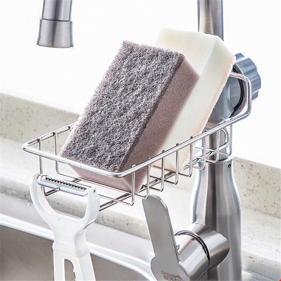 Adjustable Sink Drain Rack for Accessories 10 Adjustable Sink Drain Rack for Accessories - Image 10