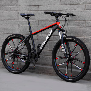 Mountain Bike Bicycle 24, 26 Inch Disc Brake Shock Absorption Bicycle Men's And Women's Variable Speed Bicycle