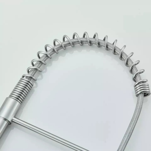 Monobloc Silver Kitchen Sink Mixer Taps With Pull Out Hose Spray Single Lever Tap 10 Monobloc Silver Kitchen Sink Mixer Taps With Pull Out Hose Spray Single Lever Tap - Image 10