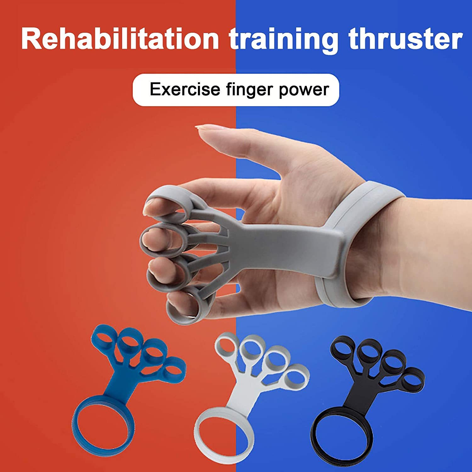 Silicone Grip Device Finger Exercise Stretcher 10 Silicone Grip Device Finger Exercise Stretcher - Image 10