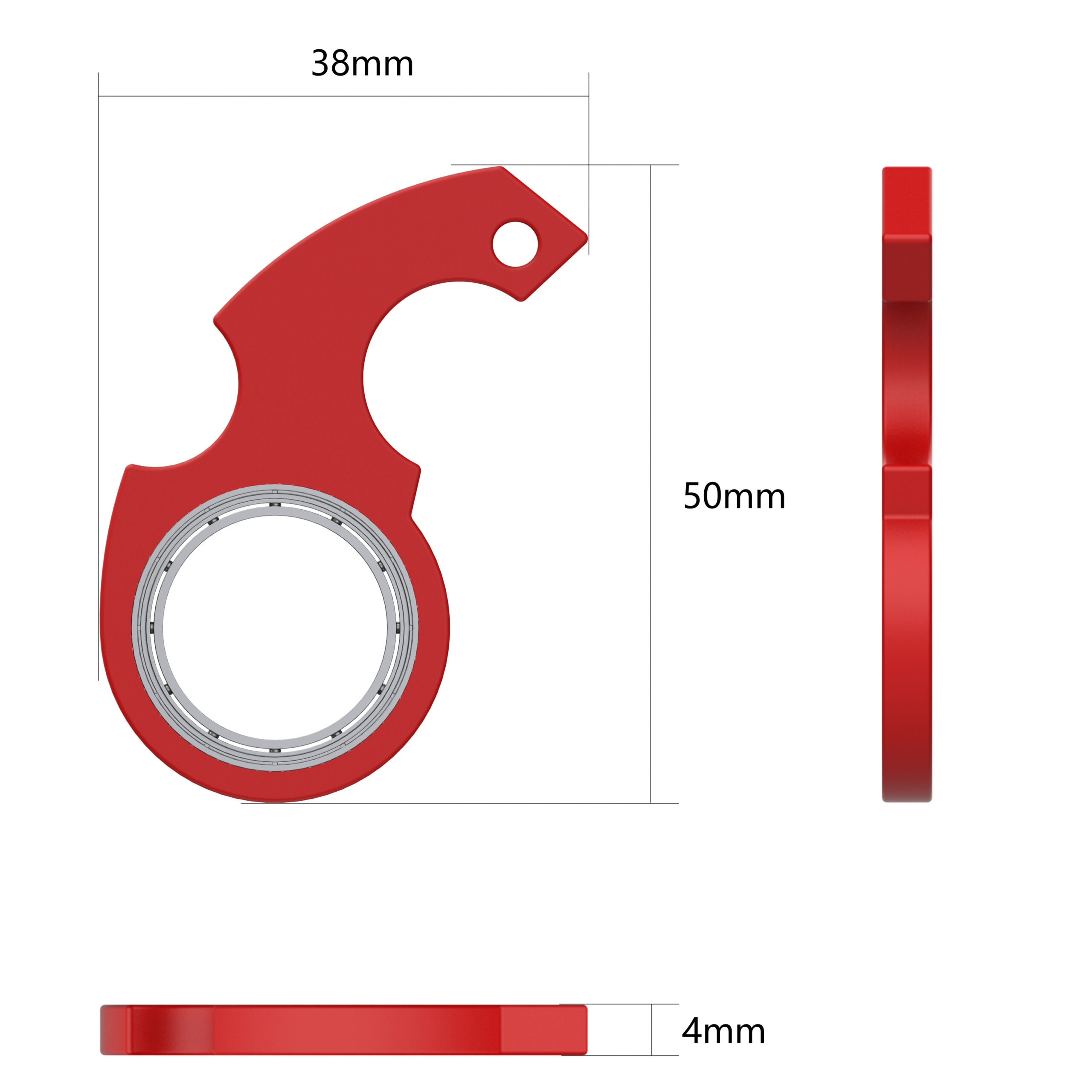 Creative Fidget Spinner Toy Keychain Hand Spinner 5 Creative Fidget Spinner Toy Keychain Hand Spinner - Image 5