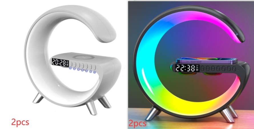 New Intelligent LED Lamp Bluetooth Speaker Wireless Charger 5 New Intelligent LED Lamp Bluetooth Speaker Wireless Charger - Image 5