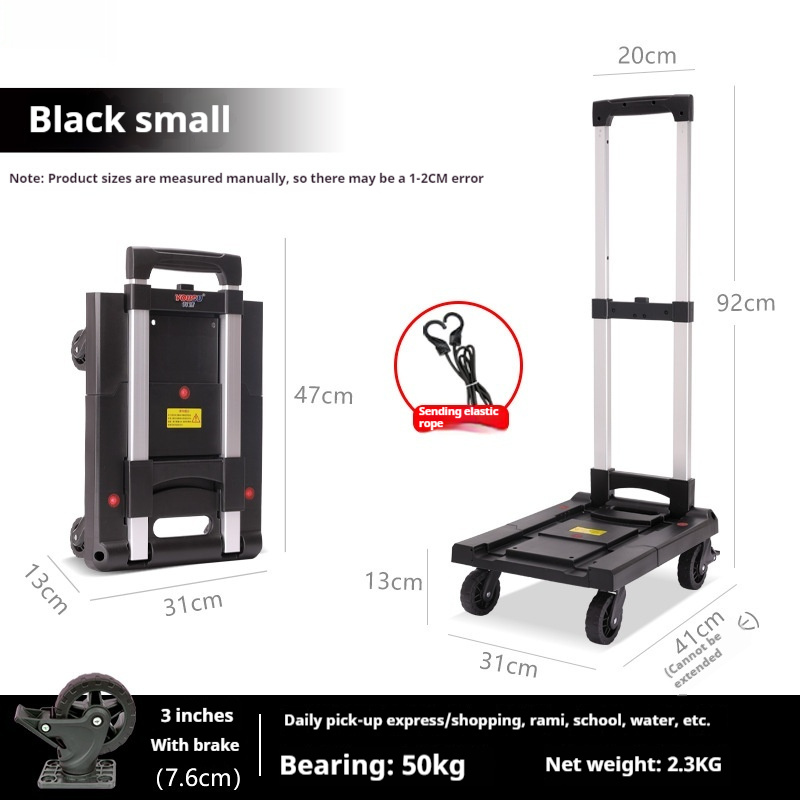 Foldable And Portable Trolley Luggage Trolley Hand Buggy 3 Foldable And Portable Trolley Luggage Trolley Hand Buggy - Image 3