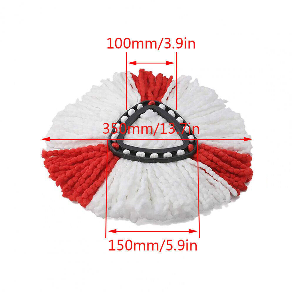 6PCS Mop For Vileda Wring Mopping Replacement Clean Microfibre Mop Refill Head 5 6PCS Mop For Vileda Wring Mopping Replacement Clean Microfibre Mop Refill Head - Image 5