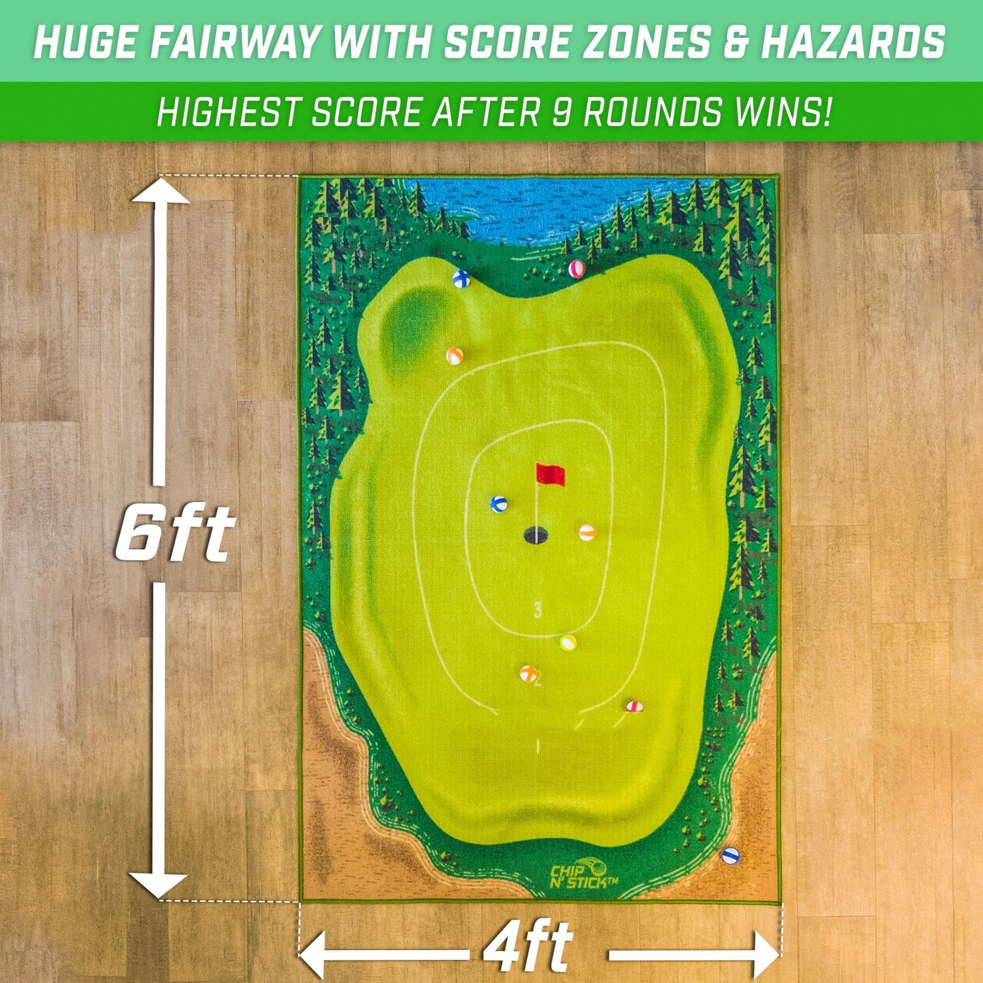 Golf Training Mat For Swing Practice Pads 10 Golf Training Mat For Swing Practice Pads - Image 10