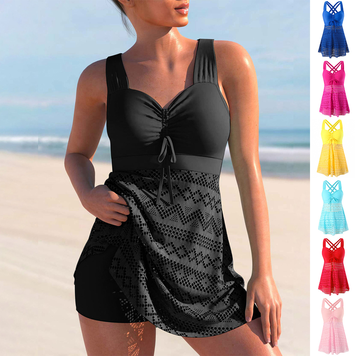 Lace One-piece Swimsuit 1 Lace One-piece Swimsuit