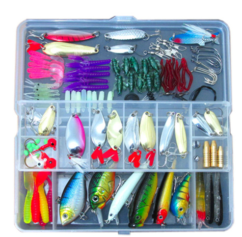 132 Pcs Fishing Lures Set Mixed Minnow Hooks Fish Lure Kit In Box Artificial Bait Fishing 3 132 Pcs Fishing Lures Set Mixed Minnow Hooks Fish Lure Kit In Box Artificial Bait Fishing - Image 3