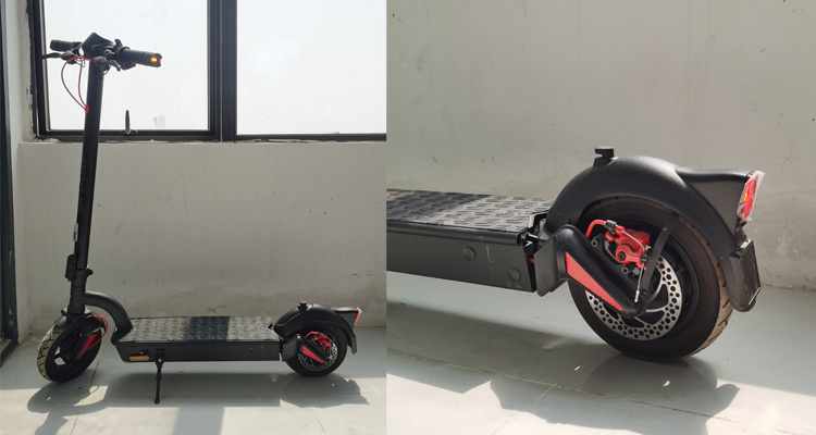 10 Inch Electric Scooter 36V 10AH 350W For Adults Foldable Commuting E-scooter, Max Speed 16mph & Range 25 Miles, 260Lbs Max Load 4 10 Inch Electric Scooter 36V 10AH 350W For Adults Foldable Commuting E-scooter, Max Speed 16mph & Range 25 Miles, 260Lbs Max Load - Image 4