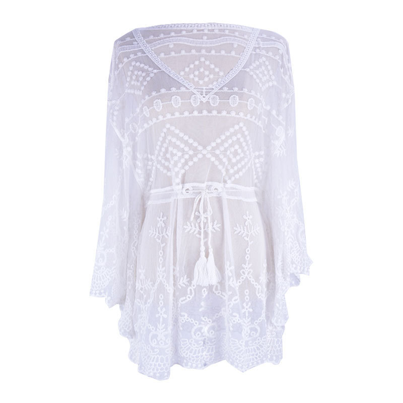 New Lace Swimsuit With Blouse And Hollow Bikini 2 New Lace Swimsuit With Blouse And Hollow Bikini - Image 2