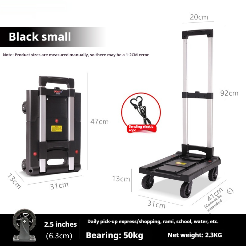 Foldable And Portable Trolley Luggage Trolley Hand Buggy 8 Foldable And Portable Trolley Luggage Trolley Hand Buggy - Image 8