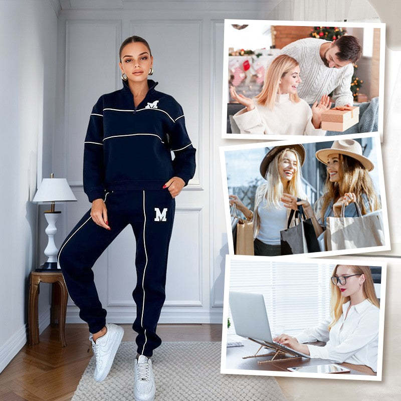Women's 2 Piece Outfits Pullover Sweatsuit 4 Women's 2 Piece Outfits Pullover Sweatsuit - Image 4