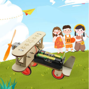 Wooden DIY Airplane Helicopter School Projects Experiment Kits Science
