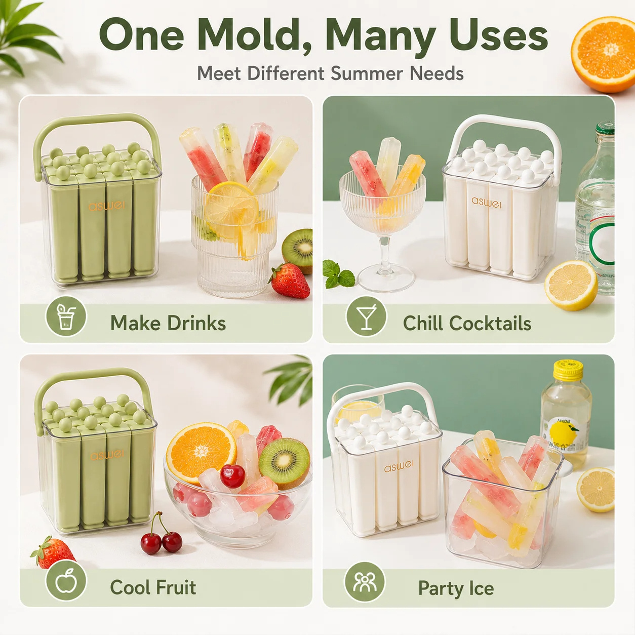 Ice Cube Tray Mold Food-grade For Freezer 9 Ice Cube Tray Mold Food-grade For Freezer - Image 9