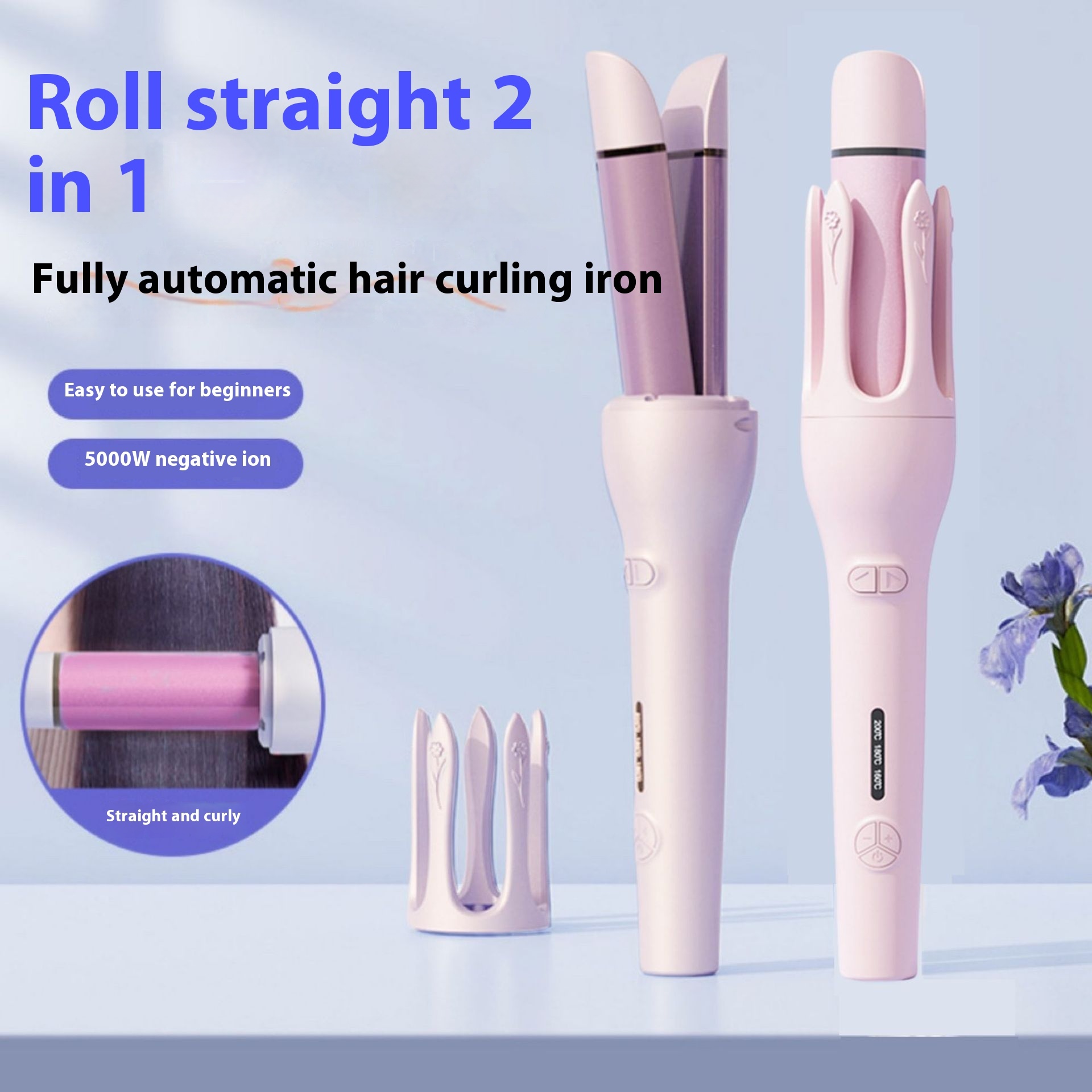 2 In 1 Automatic Hair Curler Straightener 6 2 In 1 Automatic Hair Curler Straightener - Image 6