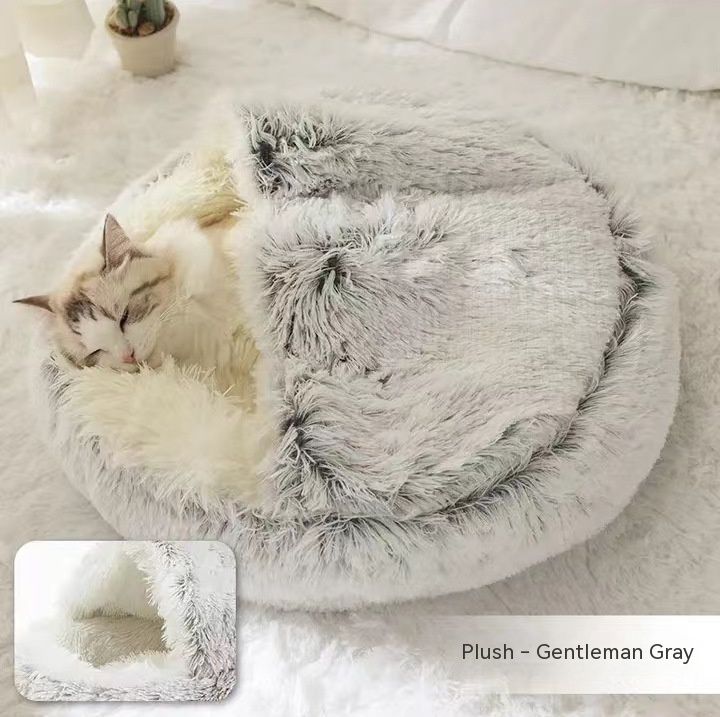 2 In 1 Dog And Cat Bed Pet Winter Bed 10 2 In 1 Dog And Cat Bed Pet Winter Bed - Image 10