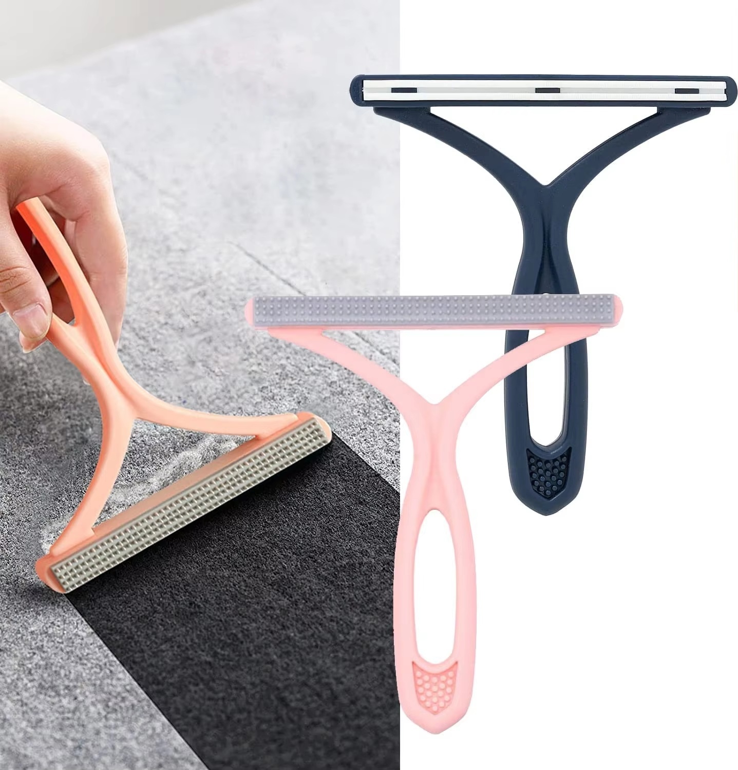 Silicone Double Sided Pet Hair Remover Lint Remover 1 Silicone Double Sided Pet Hair Remover Lint Remover