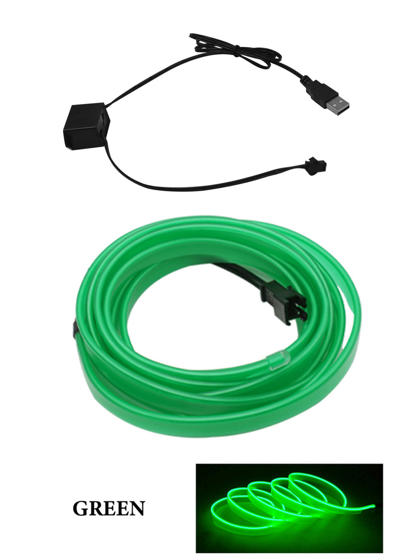 Car Interior Neon LED Lights USB LED With USB 6 Car Interior Neon LED Lights USB LED With USB - Image 6