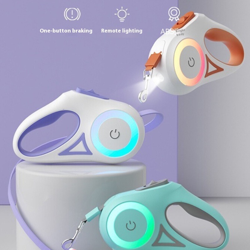 Dog Retractable Leash And Collar Spotlight 3 Dog Retractable Leash And Collar Spotlight - Image 3