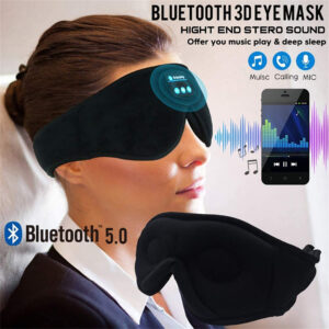 Wireless Bluetooth Stereo Music Eye Mask - With Built-in Speakers