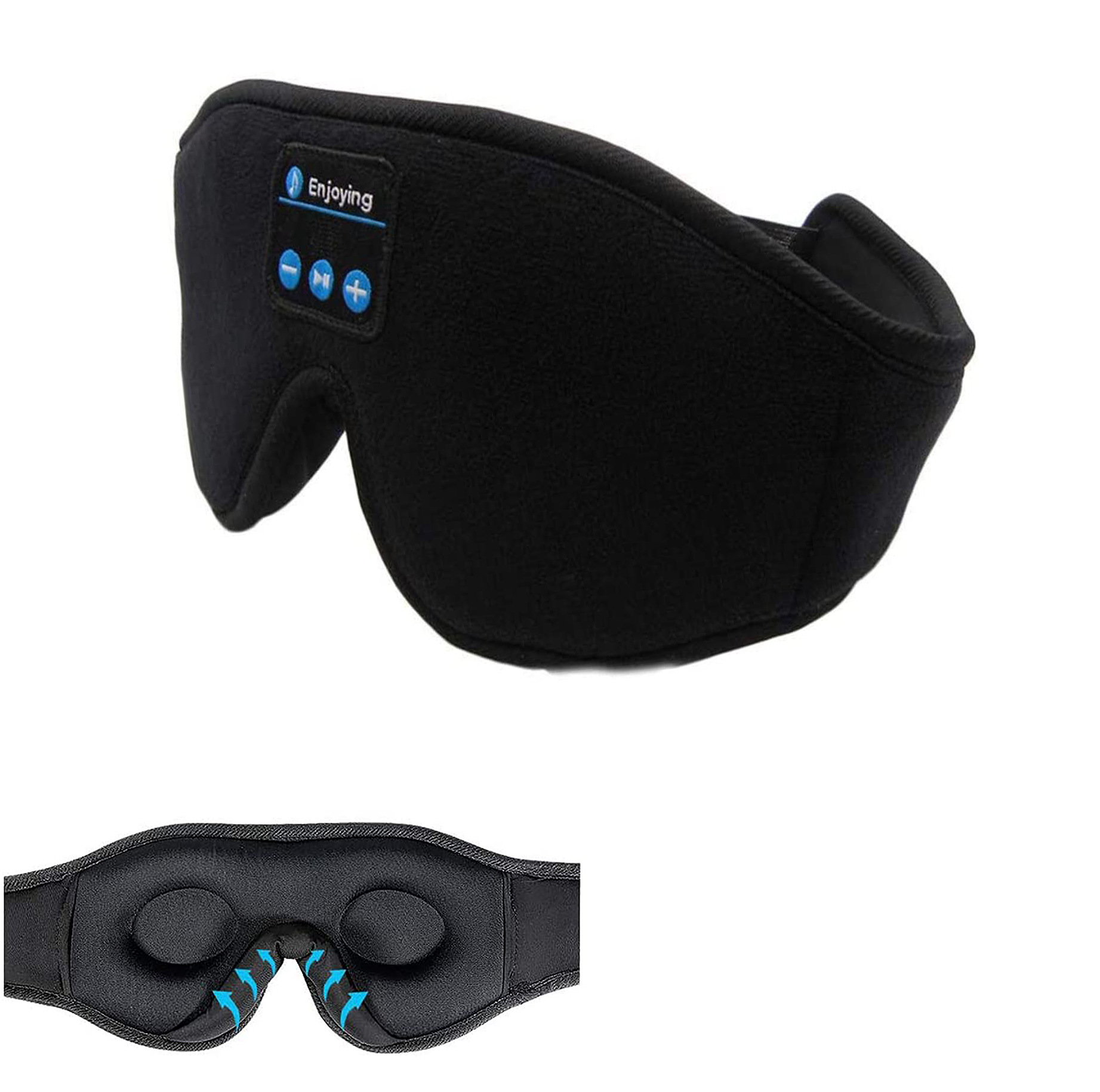 Wireless Bluetooth Stereo Music Eye Mask - With Built-in Speakers 6 Wireless Bluetooth Stereo Music Eye Mask - With Built-in Speakers - Image 6